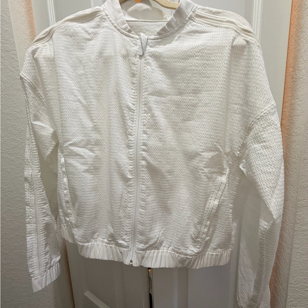 lululemon athletica White Bomber Jacket